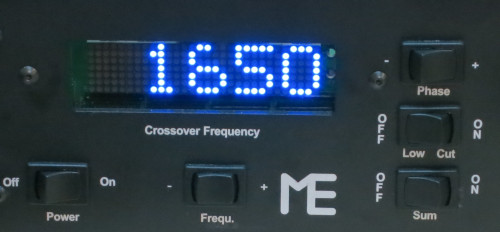 Electronic Crossover With Blue Display